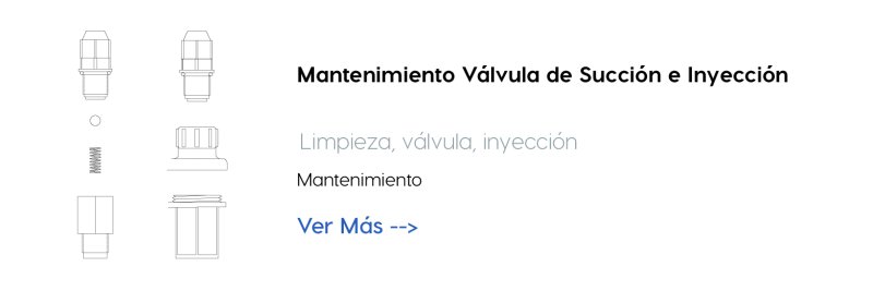 Mantenimiento Válvula de Succión e Inyección